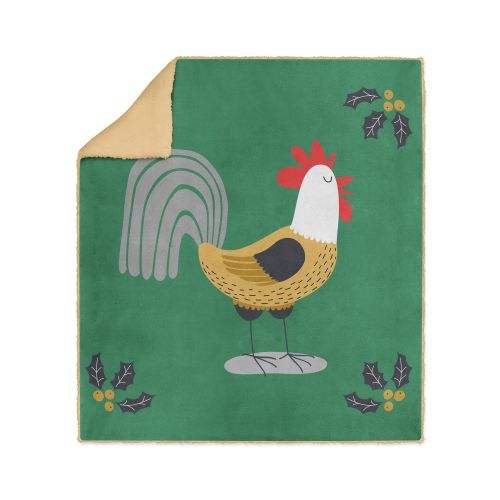 Deka 130x160 Throw Cock-a-doodle-do slika 1