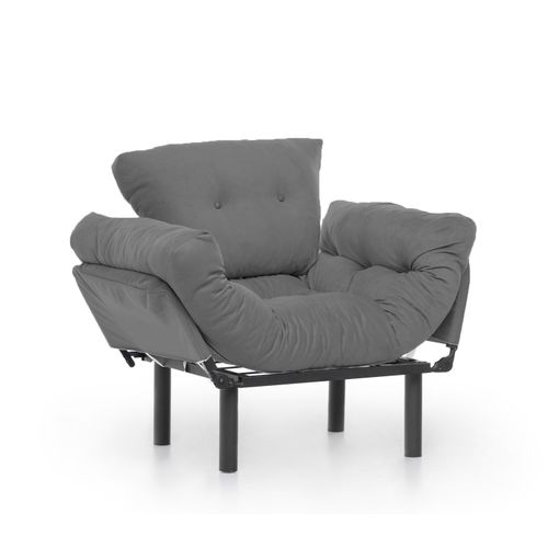 Atelier Del Sofa Fotelja, Sivo, Nitta Single - Grey slika 6