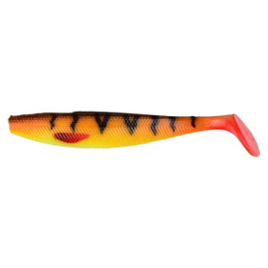 MATE silikonska varalica Fish Shad 10cm 4kom Hot Perch (MT10193)