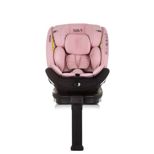 Chipolino autosjedalica I-SIZE 40-150 cm ISOFIX 360 "TOURINO" flamingo slika 3