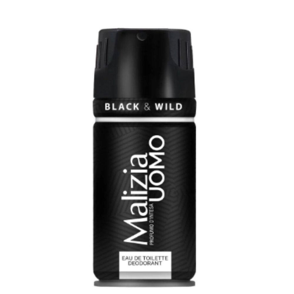 Malizia Dezodorans Uomo Body SP Black & Wild 150ml slika 1