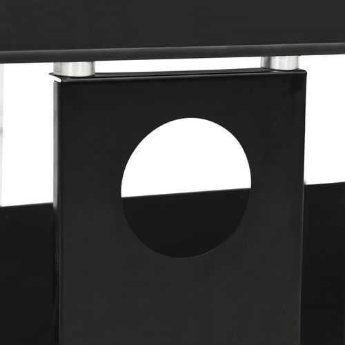 TV ormarić crni 96 x 46 x 50 cm od kaljenog stakla slika 12