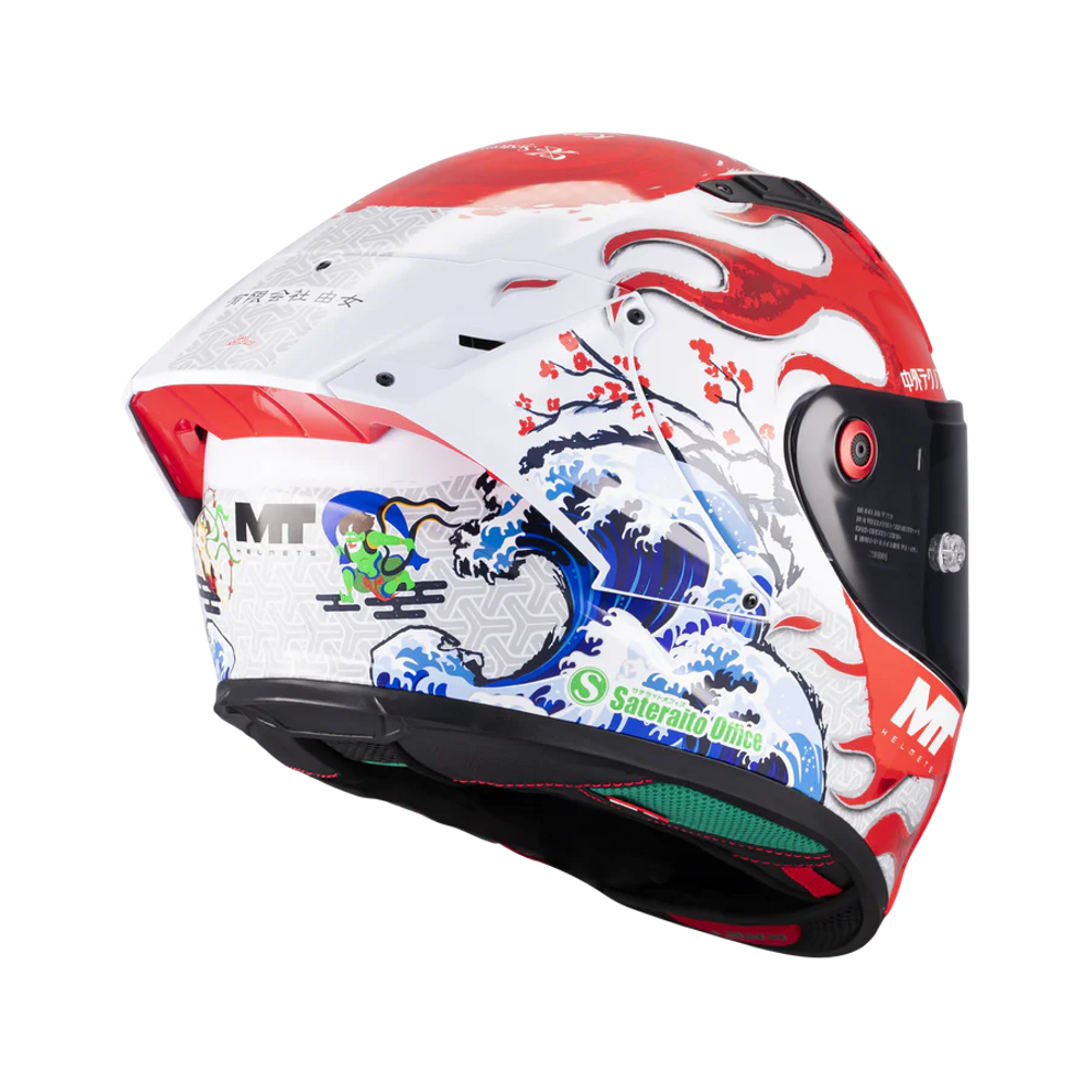 MT Helmets vizir za moto kacigu Kre+S Yamanaka 2025 A5 Gloss slika 5