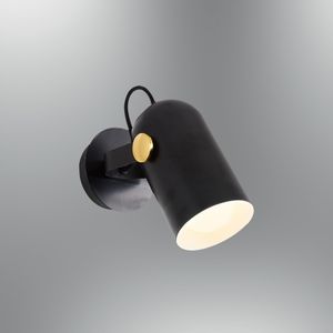 L1563 - Crna zidna lampa