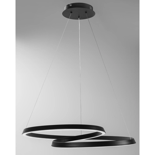 TOOLIGHT Stropna svjetiljka Hanging Loop LED + Remote APP796-cp crna slika 5
