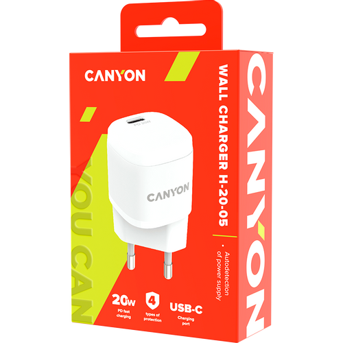 Canyon USB-C PD Mini Wall Charger H-20 slika 4