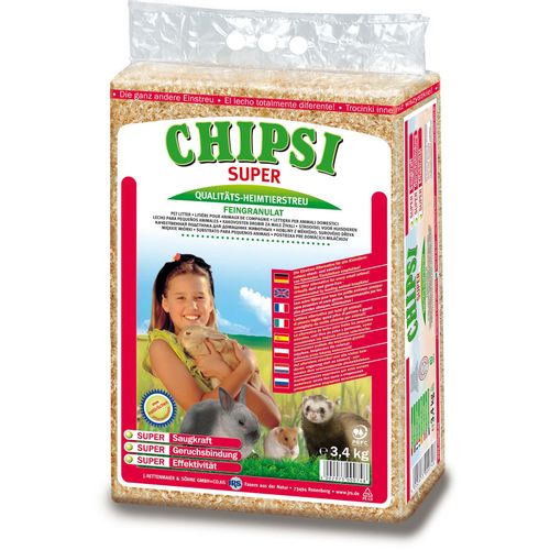 Chipsi Super, stelja za glodavce - drvene strugotine, 60 l / 3.4 kg slika 1