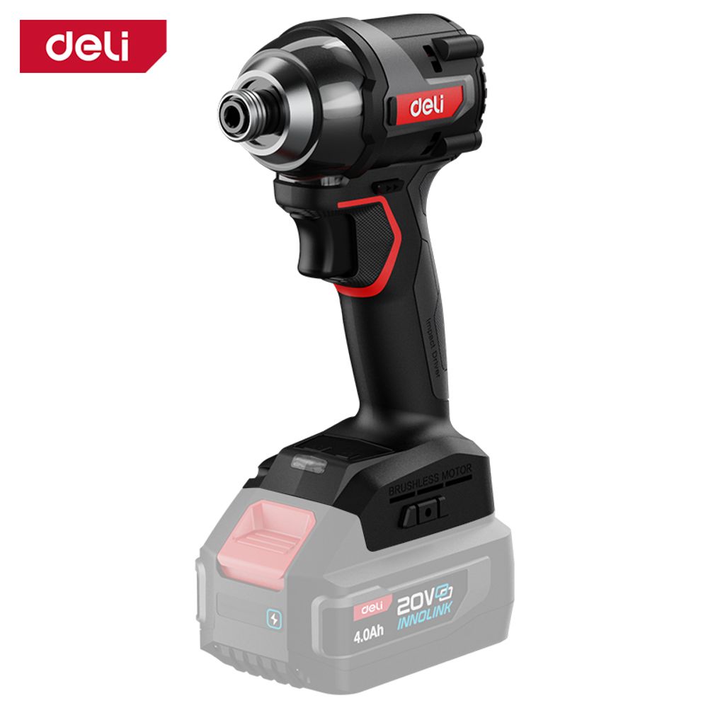 AKU UDARNI ODVIJAČ 1/4" 20V 200NM BEZ BAT. DELI SUPREME EDE-QZ20-1 slika 1