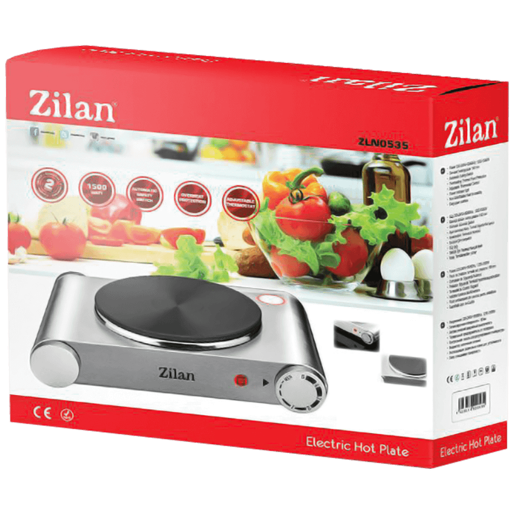 Zilan Električno kuhalo, 1 ploča - 18 cm, 1500 W, INOX - ZLN0535 slika 2