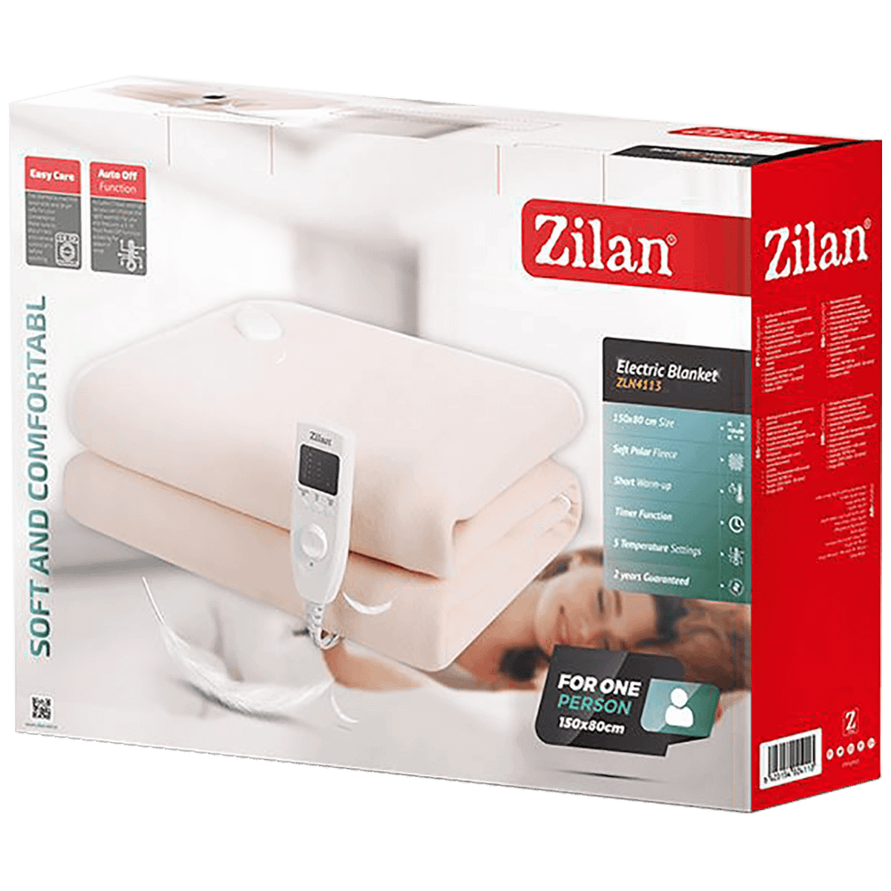 Zilan Električna deka, 60 W, 150 x 80 cm, crna - ZLN4113/BK slika 2