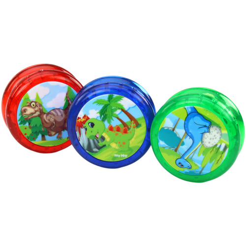Arkadna igračka - Jojo - Svjetleći dinosauri - 4 boje slika 4