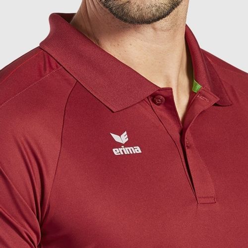 Majica Erima Six Wings Polo Crvena/Bordeaux slika 4