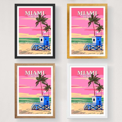 Wallity Poster A4, Miami - 2016 slika 3