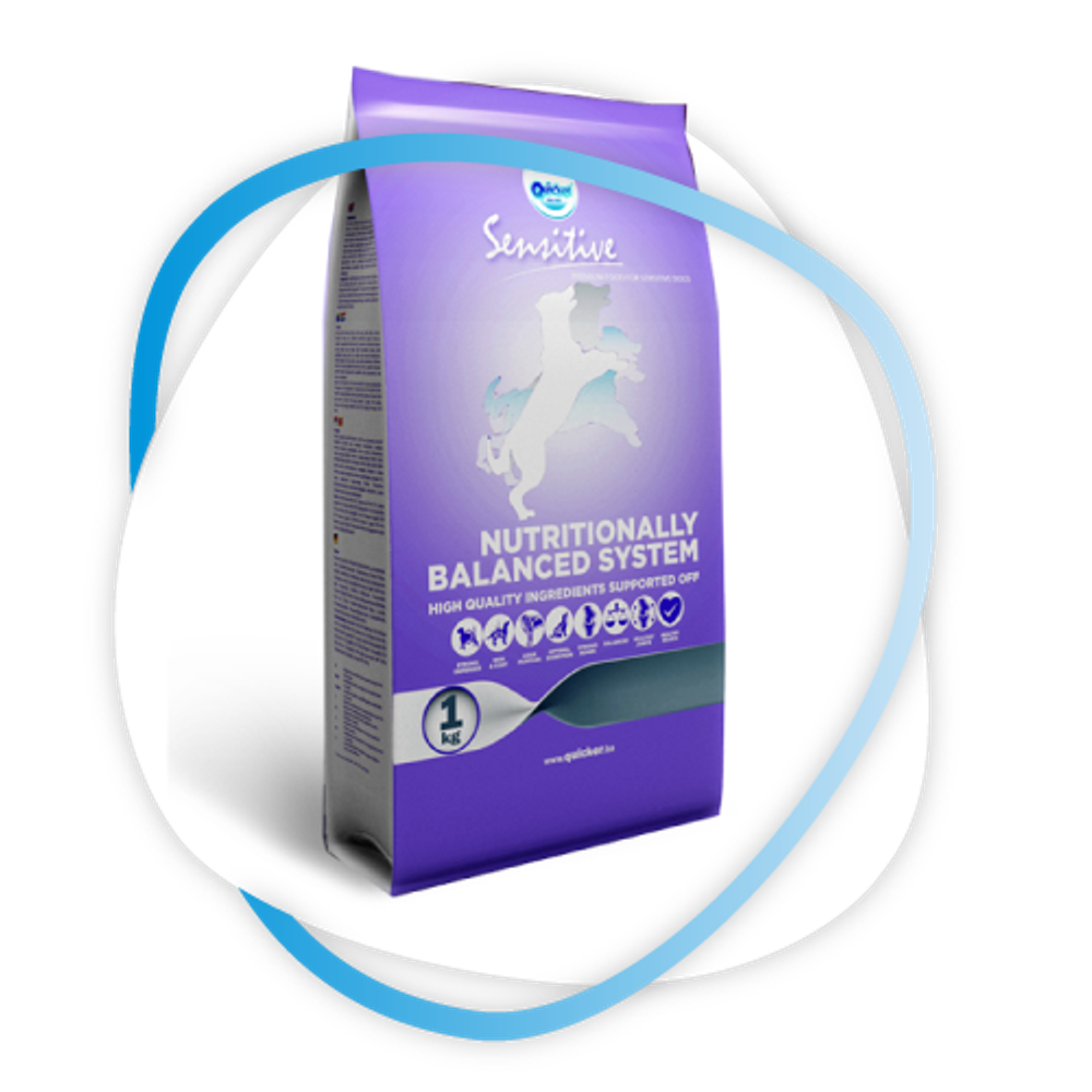 Quicker Premium Sensitive za pse 1 kg slika 1