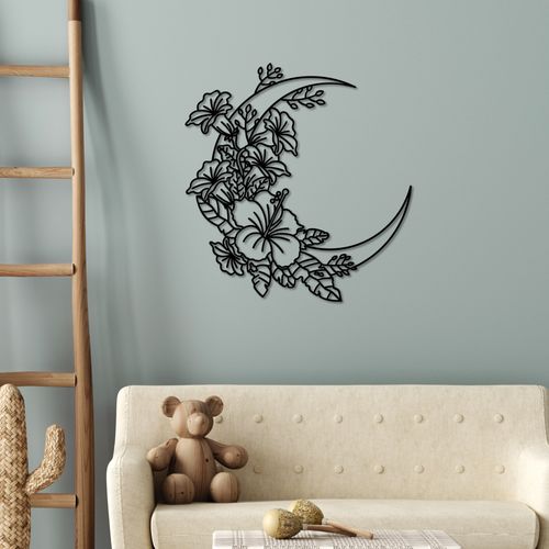 Wallity Metalna zidna dekoracija, Flower Moon 1 - L slika 2