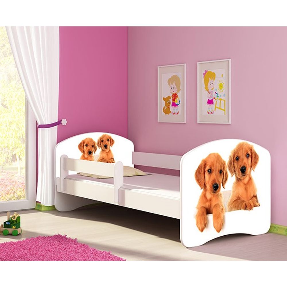 ACMA Dječiji krevet Acma II White - 180x80cm - Dezen 39 slika 1