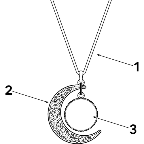 Cettia - Božanstvena ogrlica sa znakom zodijaka slika 2