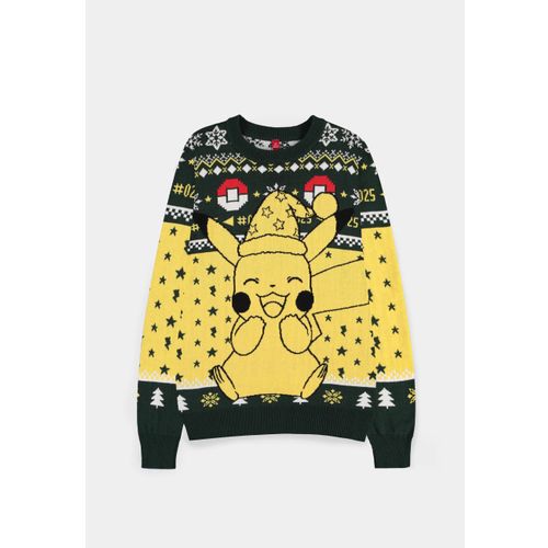 DIFUZED POKEMON - Pikachu Božićni Džemper - 2XL slika 1