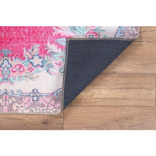 Blues Chenille - Pink AL 250  Multicolor Hall Carpet (75 x 230) slika 4