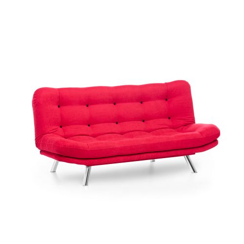 Misa Sofabed - Crvena trosed-sofa na razvlačenje slika 4