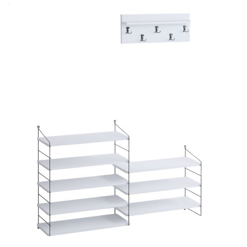 Bıena White Shoe Cabinet slika 3