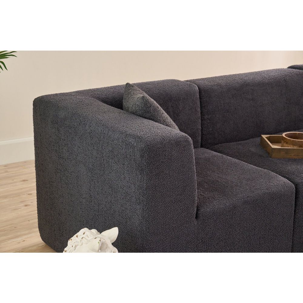 Ugaona Sofa Raks - boja: antracit slika 5