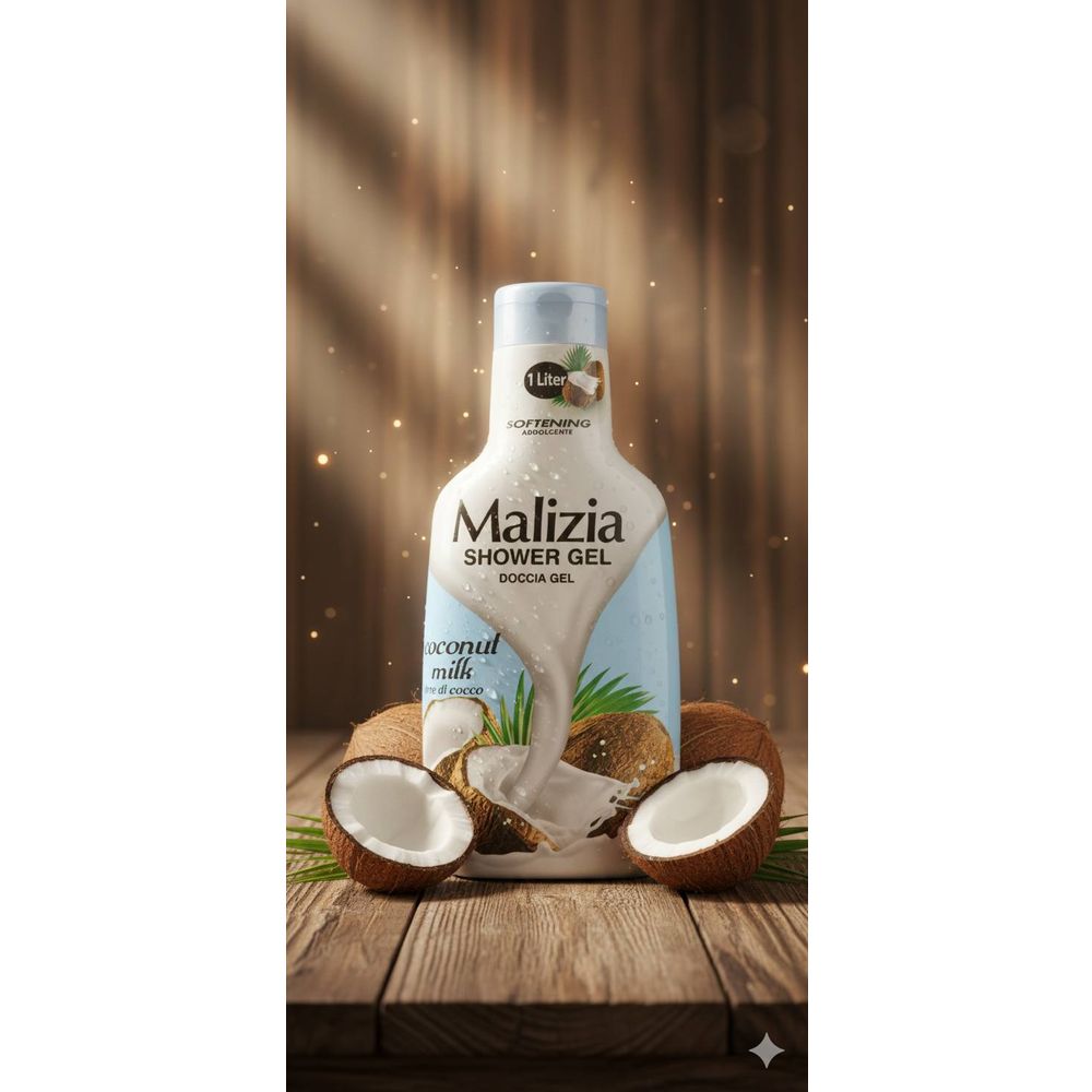 Malizia Pjena za kupanje  Coconut 1000ml slika 2