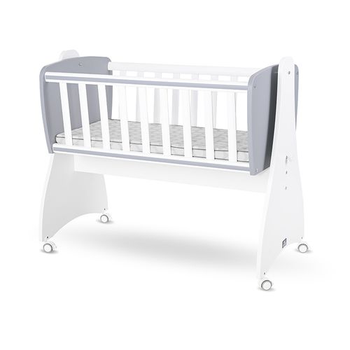 LORELLI FIRST DREAMS kolijevka za bebe White/Stone Grey slika 1