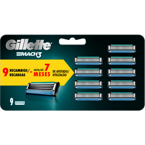 Gillette Mach 3 ulošci dopune 9 komada slika 1