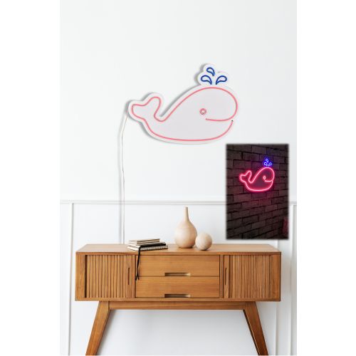 Wallity Ukrasna plastična LED rasvjeta, Baby Whale slika 3