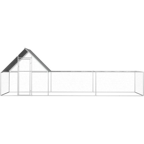 Kokošinjac od pocinčanog čelika 6 x 2 x 2 m slika 22