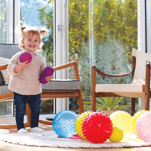 Edushape lopta The Original Sensory Balls See-Me - 4 kom slika 4