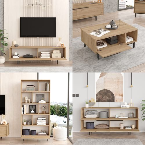 ON21-S Oak Living Room Furniture Set slika 4