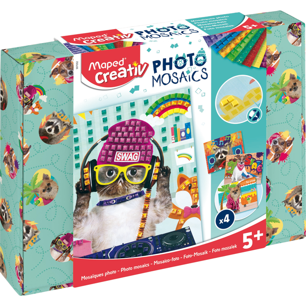 Maped Creativ Kreativni set Foto mozaik Cool animals  slika 4