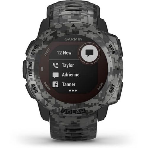 GARMIN Instinct® SOLAR SmartWatch -  Graphite Camo slika 5