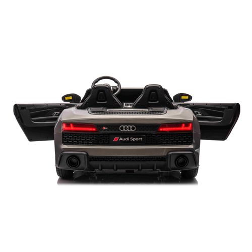 Licencirani auto na akumulator Audi R8 Spyder LIFT - dvosjed - sivi slika 8