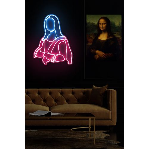 Wallity Ukrasna plastična LED rasvjeta, Mona Lisa - Pink slika 9