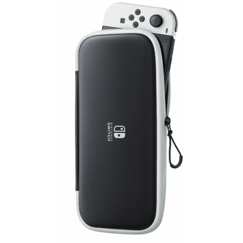 Nintendo Switch Carrying Case & Screen Protector Black & White slika 1