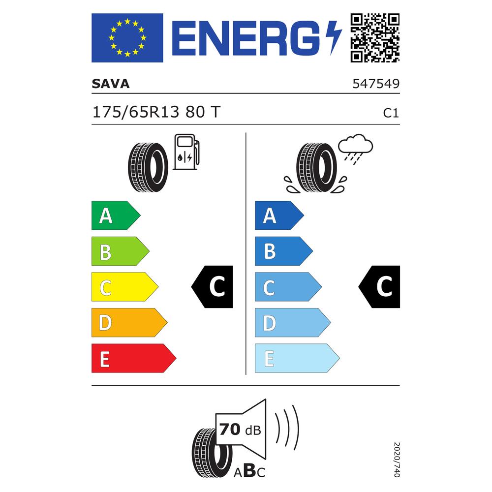Sava Guma 175/65r13 80t perfecta tl sava ljetne gume slika 2