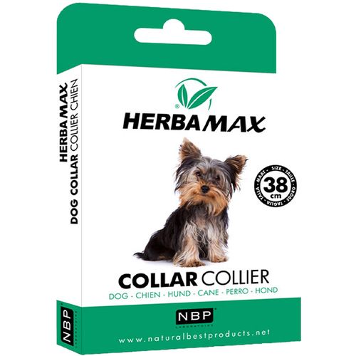 Natural Best Products Herba Max ogrlica za pse, protiv buha i krpelja, 38 cm slika 1