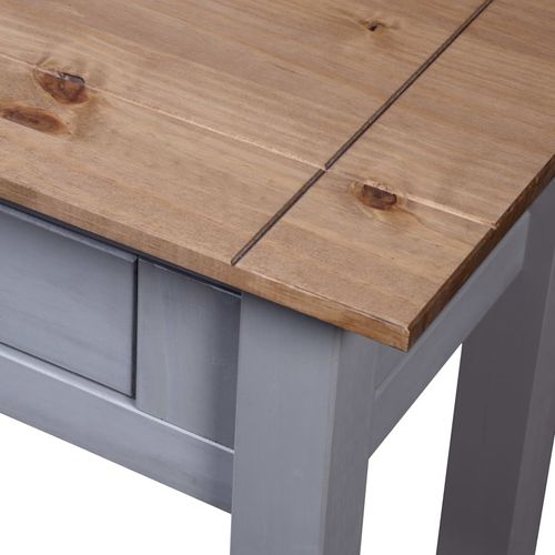 Konzolni stol od borovine sivi 110x40x72 cm asortiman Panama slika 30