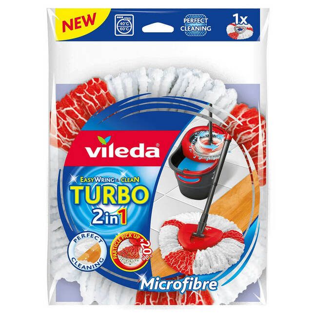 Vileda Easy Wring and Clean Turbo Mop Refil 2u1 / zamjenska krpa za Turbo mop