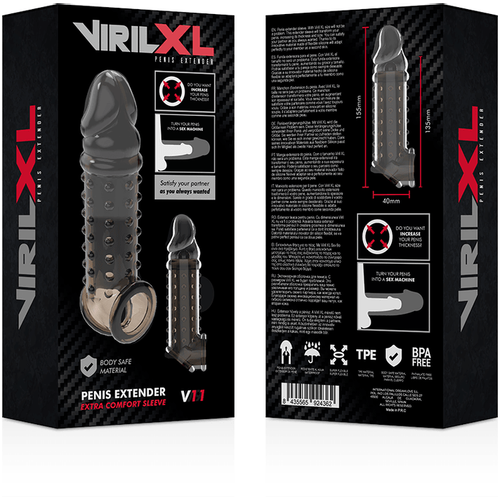 VirilXL V11 navlaka za penis crna slika 10
