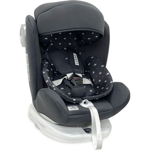 LORELLI LUSSO 360° Autosjedalica SPS Isofix Black Crowns 0-12 godina/0-36 kg (0+/1/2/3) slika 1