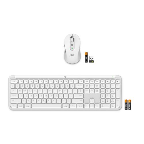 Logitech MK950 Slim bežični set, Bolt-bijele boje slika 2