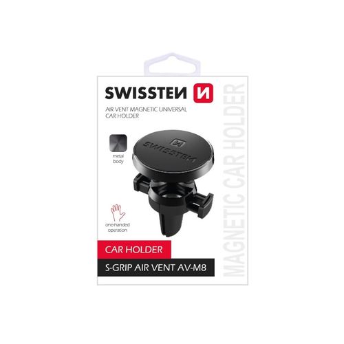 SWISSTEN držač za mobitel, metalni, magnet, za ventilaciju S-GRIP AIR VENT AV-M8 slika 1