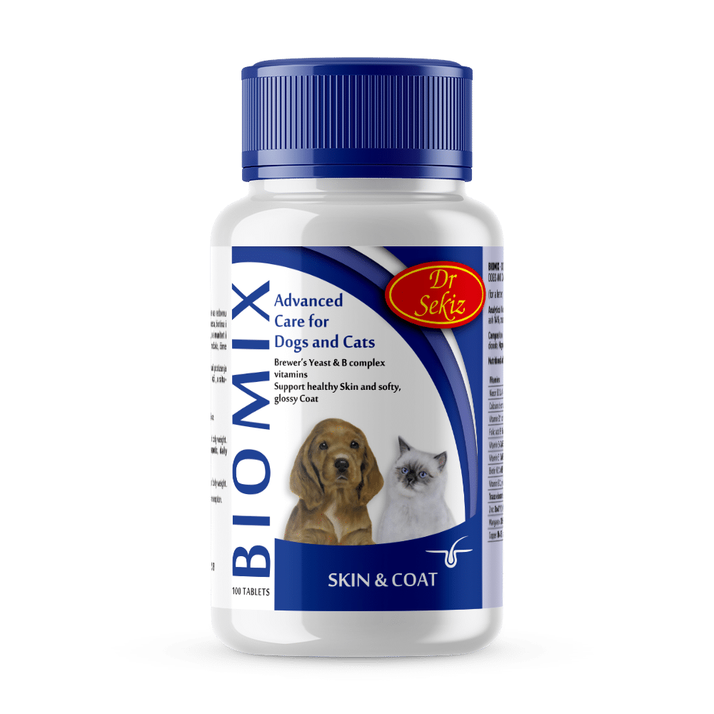 Dr Sekiz Biomix dodatak ishrani za pse i mačke 500 tableta slika 1