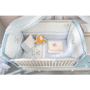 L'essential Maison Baby Boy (75x115 cm) Plavo
Belo
Narandžasto posteljina za bebe