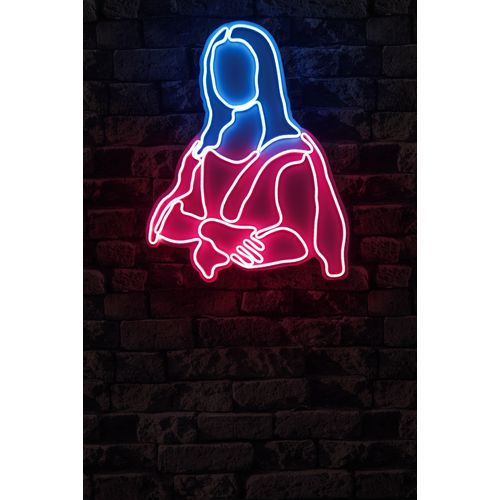 Wallity Ukrasna plastična LED rasvjeta, Mona Lisa - Pink slika 10