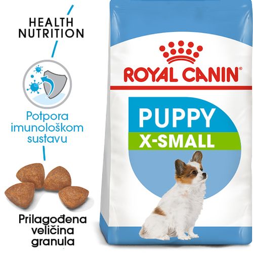 ROYAL CANIN SHN Extra Small Puppy, potpuna hrana za pse, specijalno za štence jako malih pasmina (konačne težine do 4 kg) do 10 mjeseci starosti, 1,5 kg slika 4